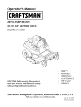 Craftsman 247250020 Owner's manual