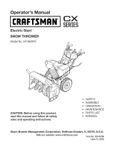 Craftsman 247883970 Owner's manual