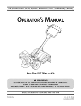 MTD 31699560 Owner's manual