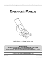 MTD 11A-542Q724 Owner's manual
