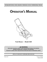 MTD 11A-54MC000 Owner's manual