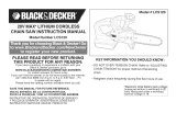 Black & Decker LCS120 Owner's manual