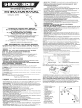 Black & Decker GC818 TYPE 1 Owner's manual