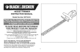 Black & Decker NHT2218 TYPE 1 Owner's manual