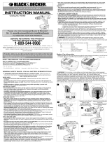 Black & Decker PS1800K TYPE 1 Owner's manual