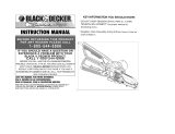 Black & Decker LP1000-A TYPE 1 Owner's manual