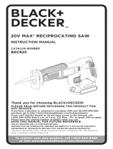 BLACK+DECKER BDCR20 Owner's manual