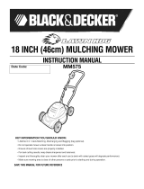 Black & Decker MM575 Owner's manual