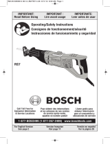 Bosch RS7 Owner's manual