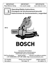 Bosch 3912 Owner's manual