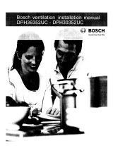 Bosch DPH30352UC/01 Installation guide