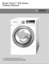 Bosch WFVC844PUC/24 Owner's manual