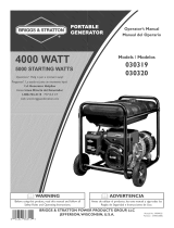 Briggs & Stratton 030319 Owner's manual