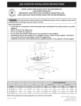 Frigidaire FFGC3005LWB Installation guide