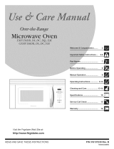 Frigidaire CFMV156FMC Owner's manual