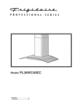 Frigidaire PL36WC40EC Owner's manual