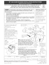 Frigidaire FGS379ESA Installation guide