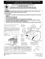 Frigidaire GLCS376CBA Installation guide