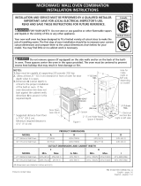Frigidaire FPMC3085KFC Installation guide