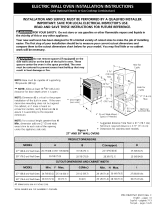 Frigidaire PLEB27S8CCC Installation guide