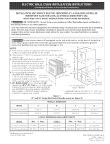Frigidaire PLEB27S9FCD Installation guide