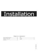 Crosley CFW4701QW0 Installation guide