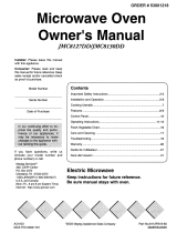 LG JMC8127DDW Owner's manual