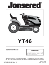 Jonsered YT46-96043019700 Owner's manual
