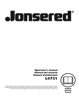 Jonsered L4721-96795730100 Owner's manual