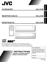 JVC KD-LX100 Owner's manual