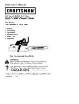 Craftsman 358360680 Owner's manual