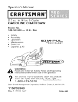 Craftsman 358381800 Owner's manual