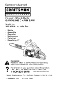 Craftsman 358362181 Owner's manual