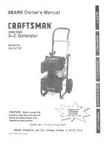 Craftsman 580327700 Owner's manual