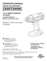 Craftsman 315ID2030 Owner's manual