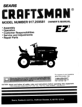 Craftsman 917259581 Owner's manual