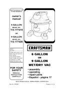 Craftsman CRAFTSMAN 113.177420 Owner's manual