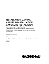 Gaggenau BM281710/01 Installation guide