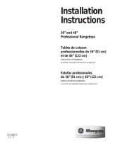 GE ZGU366LP2SS Installation guide