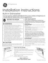 GE DDT575SMF5ES Installation guide