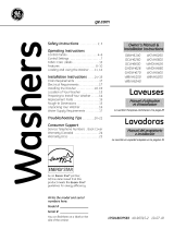 GE WCVH6260F0GG Owner's manual