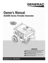 Generac XG4000-5778-2 Owner's manual
