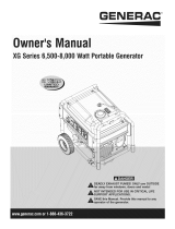 Generac Power Systems XG8000 Owner's manual
