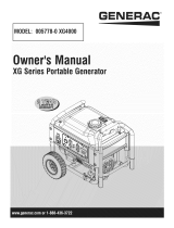 Generac 005788-0 XG4000 Owner's manual
