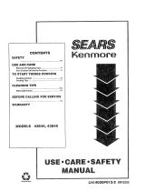 Kenmore 43645 Use Owner's manual