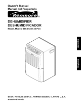 Kenmore 58054351800 Owner's manual