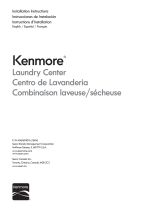 Kenmore 41761712511 Installation guide