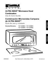 Kenmore Ultra wave Microwave hood combination 721.63662 Owner's manual