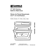 Kenmore 911.47609 Owner's manual