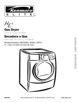 Kenmore HE4 Gas dryer 110.9586 Owner's manual